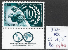 ISRAEL 377 ** Côte 1.25 € - Nuovi (con Tab)