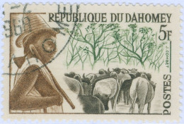 DAHOMEY, TRIBU, 1963, FRANCOBOLLI USATI Mi:DY 202, Scott:DY 162, Yt:DY 181 (0,60) - Usati