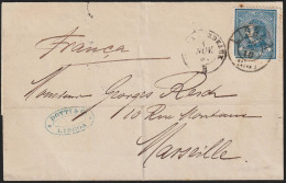 Cover - Dotti & Cª, Lisboa To Marseille, France -|- Postmark - Lisboa. 1881 (Catalog Value - 104,00 €) - Covers & Documents