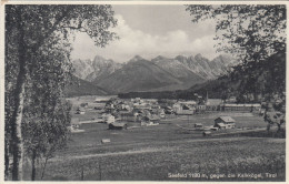 E3505) SEEFELD Gegen Kalkkögel - Tirol - Häuser Gegen Berge ALT!  1935 - Seefeld