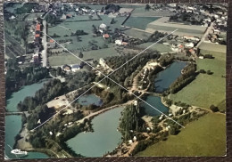 ÉPINOIS Binche Vue Aérienne Domaine De La Sablière Campig Étang De Pêche Jeux D’enfants CP Photo CIM Vers 1970-1980 - Binche