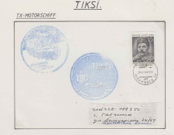 Russia MS Tiksi  Ca Murmansk 28.03.1990 (OR172) - Navires & Brise-glace