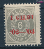 Island 27B Postfrisch 1902 Aufdruckausgabe (10293697 - Ongebruikt