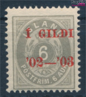 Island 27B Postfrisch 1902 Aufdruckausgabe (10293698 - Nuevos