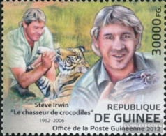 Guinea 9247 (complete. Issue) Unmounted Mint / Never Hinged 2012 Steve Irwin (1962-2006) - Guinée (1958-...)