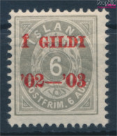 Island 27B Postfrisch 1902 Aufdruckausgabe (10293699 - Ungebraucht