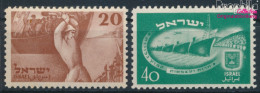 Israel 30-31 (kompl.Ausg.) Postfrisch 1950 Unabhängigkeit (10301377 - Unused Stamps (without Tabs)