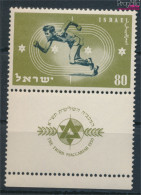 Israel 41 Mit Tab (kompl.Ausg.) Postfrisch 1950 Sportfest In Israel (10326315 - Nuevos (con Tab)