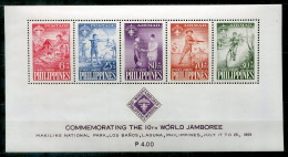 PHILIPPINEN Block 5, Bl.5 Mnh - Pfadfinder, Fahrrad, Scouts, Bicycle, Vélo - PHILIPPINES - Filipinas