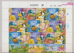 Israel 1521-1523 Kleinbogen Mit Tab (kompl.Ausg.) Postfrisch 1999 TV Serie Für Vorschulkinder (10331695 - Neufs (avec Tabs)