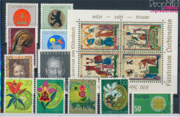 Liechtenstein Gestempelt Blumen 1970 Blumen, Weihnachten, Europa U.a.  (10312271 - Used Stamps