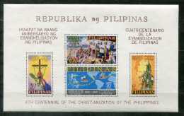 PHILIPPINEN Block 7, Bl.7 Mnh - Christianisierung, Christianization - PHILIPPINES - Filipinas