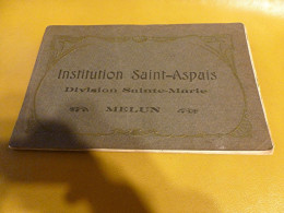 INSTITUTION SAINT-ASPAIS - MELUN . DIVISION SAINTE-MARIE Année 1934 ? - PHOTOS De CLASSES - - Alben & Sammlungen