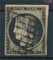 Frankreich 3y Gelbes Papier Gestempelt 1849 Ceres (10301570 - 1849-1850 Cérès