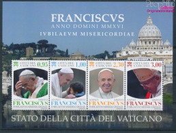 Vatikanstadt Block50 (kompl.Ausg.) Postfrisch 2016 Papst Franziskus (10326155 - Unused Stamps