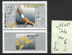 ISRAEL 1215 ** Côte 6 € - Unused Stamps (with Tabs)