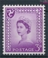 GB - Isle Of Man 1xw (kompl.Ausg.) Gestrichenes Papier Postfrisch 1958 Elisabeth (10285570 - Man (Ile De)