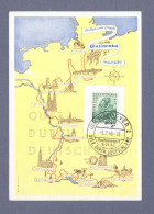 Bizone Bild Postkarte - SELTEN - SST Quer Durch Deutschland Radfernfahrt 9.7.49   (HTTNGR-007) - Covers & Documents
