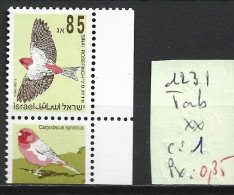 ISRAEL 1231 ** Côte 1 € - Unused Stamps (with Tabs)