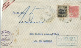 BRASIL,  CARTA CIRCULADA  DE  NYRBA A RIO DE JANEIRO,  EL 12/8/1930 - Lettres & Documents