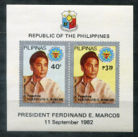 PHILIPPINEN Block 19, Bl.19 Mnh - Ferdinand E. Marcos - PHILIPPINES - Filipinas