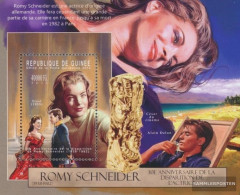 Guinea Miniature Sheet 2124 (complete. Issue) Unmounted Mint / Never Hinged 2012 Romy Schneider (1938-1982) - Guinée (1958-...)