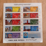 1970 Yemen Arab Republic - Miniatuursheet MNH - 1970 – Mexico