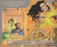 Guinea Miniature Sheet 2121 (complete. Issue) Unmounted Mint / Never Hinged 2012 Gustav Klimt (1862-1918) - Guinée (1958-...)