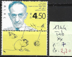 ISRAEL 1244 ** Côte 7 € - Unused Stamps (with Tabs)