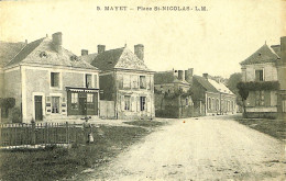 France - (72) Sarthe - Mayet - Place St-Nicolas - Mayet