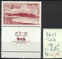 ISRAEL PA 13 Avec Tab ** Côte 2.25 € - Poste Aérienne