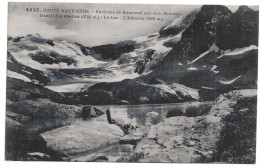 73. CPA. Savoie. Haute Maurienne. Environs De Bonneval-sur-Arc. Massif Des Evettes. Le Lac. L'Albaron - Bonneval Sur Arc