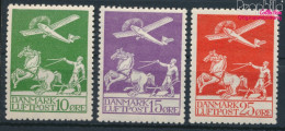 Dänemark 143-145 (kompl.Ausg.) Postfrisch 1925 Flugpost (10301428 - Ungebraucht