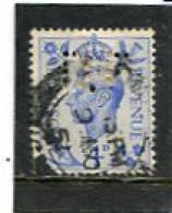 GREAT BRITAIN - 1950  4d   NEW COLOURS  PERFIN   RT   FINE USED - Gezähnt (perforiert)