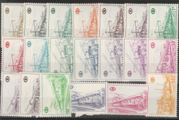 453 Belgio Belgium 1968 - Pacchi Postali - Locomotive, N. 3778/87.  MNH - Nuovi