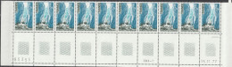 FRANCE 1996 ** MNH Gorge Du Verdon Bloc De 10 Coin Daté Du 15.11.77 Novembre 1977 + Bas De Page - 1970-1979