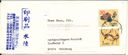 China Small Cover Sent To Germany - Storia Postale