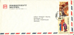 P. R. Of China Air Mail Cover Sent To Denmark 11-11-1992 - Airmail