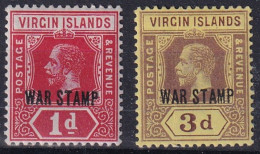 Virgin Islands Îles Vierges Des États-Unis War Stamp Neufs Avec Charniere * - British Virgin Islands