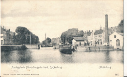 MIDDELBURG   AANLEGPLAATS MIDDELBURGSCHE BOOT    SPIJKERBRUG               2 SCANS - Middelburg