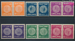Israel 43K-50K (kompl.Ausg.) Kehrdruck Postfrisch 1950 Alte Münzen (10326313 - Unused Stamps (without Tabs)