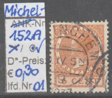 1924 - NIEDERLANDE - FM/DM "Königin Wilhelmina Im Kreis" 6 C Rotbraun - O Gestempelt - S. Scan (152Ao 01-08 Nl) - Used Stamps