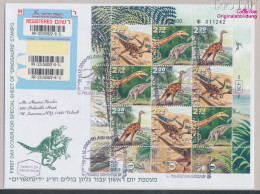 Israel 1576-1578 Kleinbogen (kompl.Ausg.) FDC 2000 Struthiomimus (10331630 - FDC