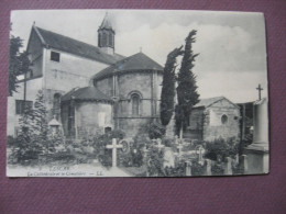 CPA 64 LESCAR La Cathédrale Et Le Cimetiere - Lescar