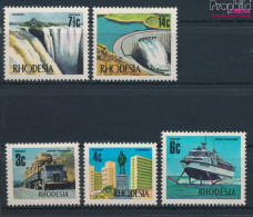 Rhodesien 126-130 (kompl.Ausg.) Postfrisch 1973 Industrie Und Sehenswürdigkeiten (10285537 - Rodesia (1964-1980)