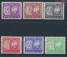 Rhodesien P5-P10 (kompl.Ausg.) Postfrisch 1967 Portomarken (10285534 - Rhodesia (1964-1980)