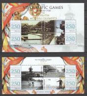 Grenada -  SUMMER OLYMPICS ANTWERP 1920 - Set 2 Of 2 MNH Sheets - Summer 1920: Antwerp