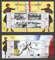 Gambia - SUMMER OLYMPICS PARIS 1900 - Set 2 Of 2 MNH Sheets - Sommer 1900: Paris