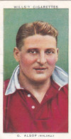 3 Gilbert Alsop, Walsall FC  - Wills Cigarette Card - Association Footballers, 1935 - Original Card - Sport - Wills