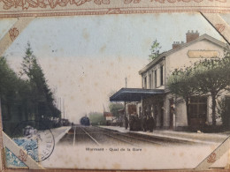 CPA Rare Morman (52) Quai De La Gare Et Son Train 1906 (ref 62) - Mormant